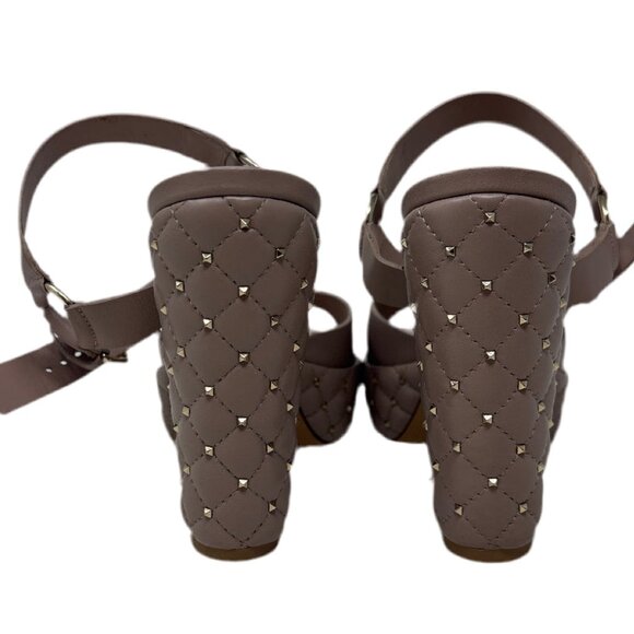 Valentino Garavani blush quilted leather Platform Heels Sz- 40 - Picture 5 of 5